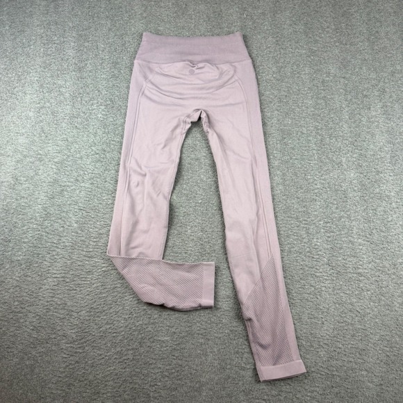 Lululemon Pants - Lululemon Ebb to Street Leggings Women's 4 Purple Seamless Mesh Yoga Leggings